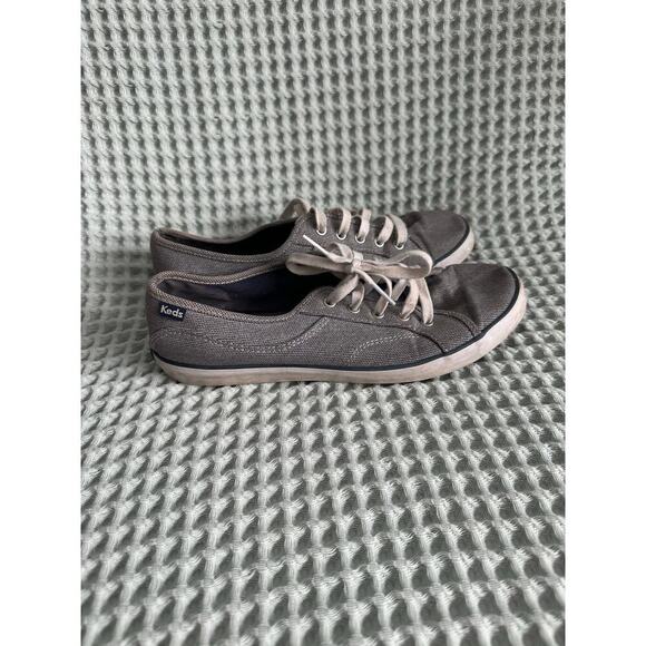 Ked’s Women’s Blue and White Sneakers Textiled Patterned Shoes size 9 - Picture 4 of 11